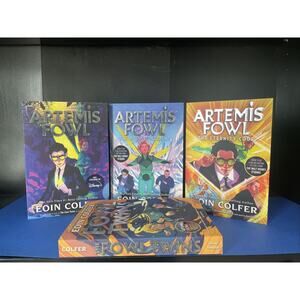 4 book lot - Artemis Fowl Series books 1-3 & The Fowl Twins (a Fowl Twins Novel)